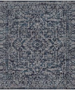 Copper Grove All Area Rugs And Runners Vintage Navy Blue Gray White Area Rug