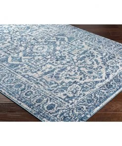 Copper Grove Distressed Persian Pattern Sky Blue Light Gray Soft Area Rug All Area Rugs And Runners