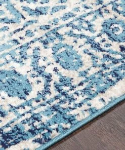 Copper Grove Distressed Persian Pattern Sky Blue Light Gray Soft Area Rug All Area Rugs And Runners