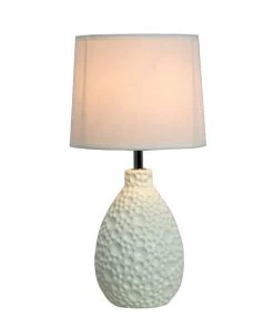 Modern Rugs And Decor 14 Inch Ceramic Crafted Table Lamp