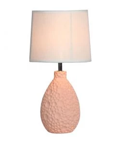 Modern Rugs And Decor 14 Inch Ceramic Crafted Table Lamp