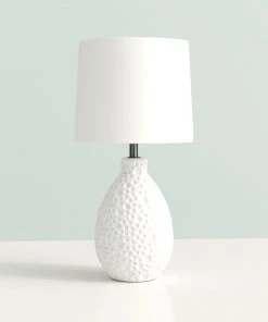 Modern Rugs And Decor 14 Inch Ceramic Crafted Table Lamp
