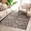 Well Woven All Area Rugs And Runners Beverly Anthracite Modern Vintage Distressed Soft Area Rug