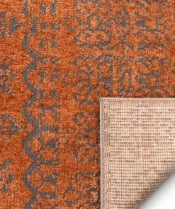 Well Woven Rust Modern Vintage Mediterranean Soft Area Rug 10 Well Woven Rust Modern Vintage Mediterranean Soft Area Rug