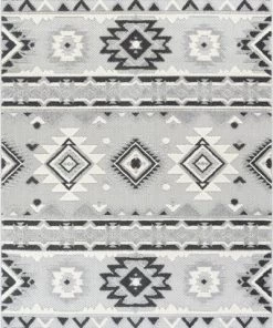 WW Mamba Grey Modern Indoor Outdoor Rug