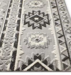 WW Mamba Grey Modern Indoor Outdoor Rug