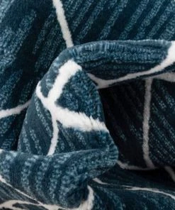 Well Woven Moroccan Lattice Trellis Blue Soft Area Rug All Area Rugs And Runners