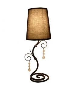 Modern Rugs And Decor 19 Inch Light Brown Table Lamp