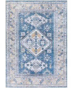Artistic Weavers Triple Medallion Printed Machine Washable Area Soft Rug