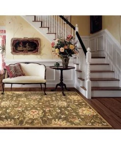 All Area Rugs And Runners Domani Alexandria Classic Tapestry Hand-tufted Wool Soft Area Rug