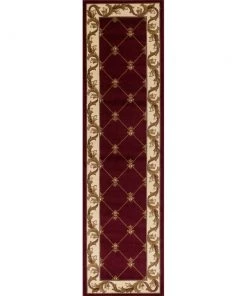 All Area Rugs And Runners Domani Classics Victorian Bordered Trellis Area Soft Rug