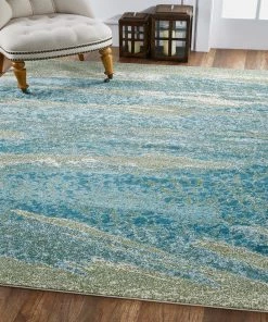 Domani Globe Distressed Landscape Soft Area Rug All Area Rugs And Runners