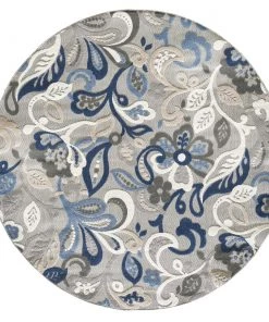 All Area Rugs And Runners Domani Napa Floral Textured Indoor/ Outdoor Area Rug