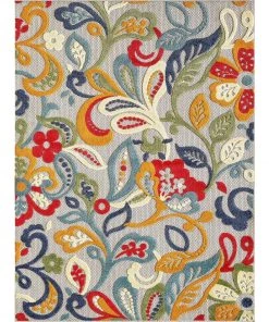 All Area Rugs And Runners Domani Napa Floral Textured Indoor/ Outdoor Area Rug