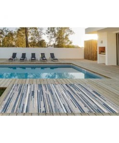 Domani Textured Stripe Indoor/ Outdoor Area Rug