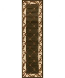All Area Rugs And Runners Domani Classics Victorian Bordered Trellis Area Soft Rug