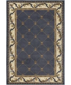 All Area Rugs And Runners Domani Classics Victorian Bordered Trellis Area Soft Rug