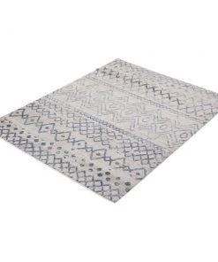 Ecarpetgallery All Area Rugs And Runners Moroccan Blue Grey Casual Soft Rug