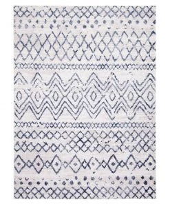 Ecarpetgallery All Area Rugs And Runners Moroccan Blue Grey Casual Soft Rug