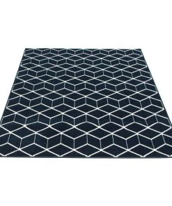 Ecarpetgallery All Area Rugs And Runners Geometric Navy Blue Modern Contemporary Soft Rug