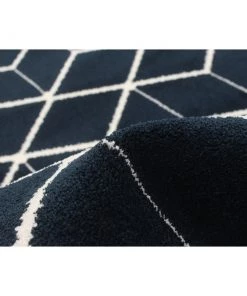 Ecarpetgallery All Area Rugs And Runners Geometric Navy Blue Modern Contemporary Soft Rug