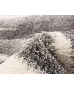 Ecarpetgallery Modern Contemporary Shag Pink Ivory Area Rug All Area Rugs And Runners