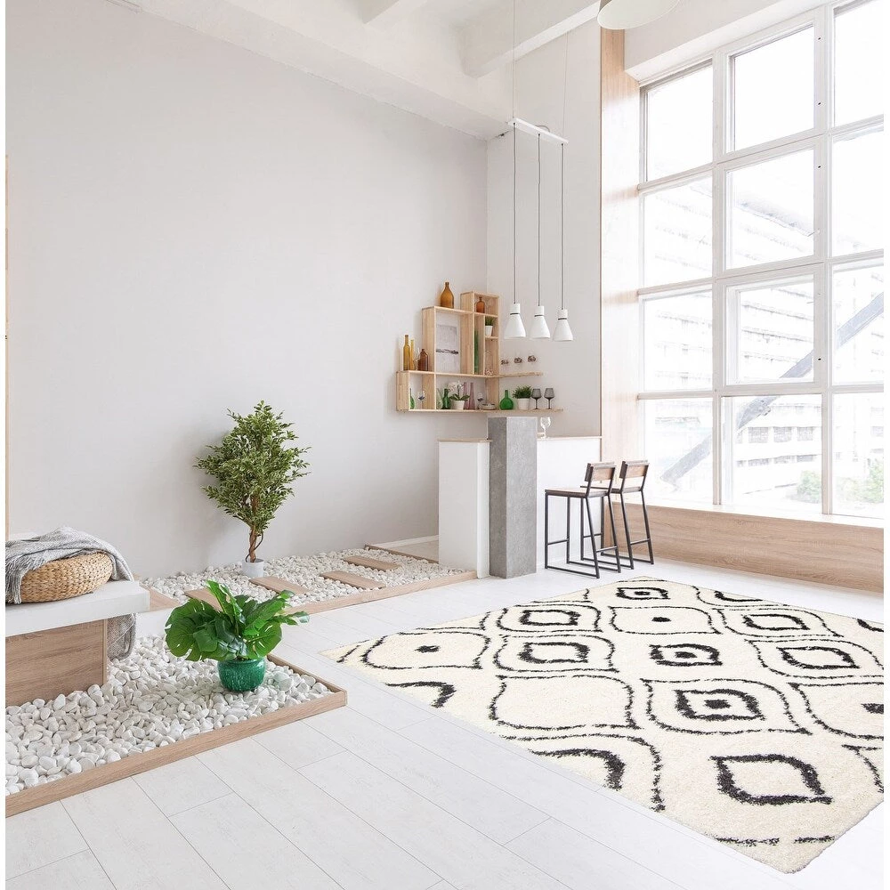 Ecarpetgallery Modern & Contemporary Shag Modern/ Geometric Rugs 1 Ecarpetgallery Modern & Contemporary Shag Modern/ Geometric Rugs