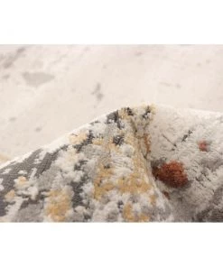 Ecarpetgallery Abstract Light Grey Multi Casual Soft Rug