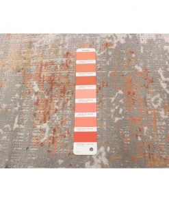 Ecarpetgallery Abstract Light Grey Multi Casual Soft Rug