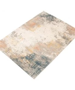 Ecarpetgallery Abstract Light Grey Multi Casual Soft Rug