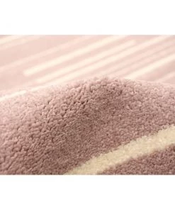 Ecarpetgallery Cream Silver Stripes Fika Casual Soft Rug All Area Rugs And Runners