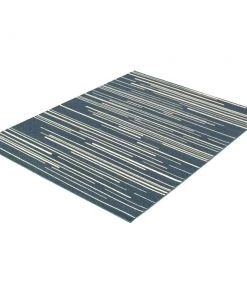 Ecarpetgallery Cream Silver Stripes Fika Casual Soft Rug All Area Rugs And Runners