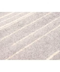 Ecarpetgallery Cream Silver Stripes Fika Casual Soft Rug All Area Rugs And Runners