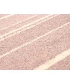 Ecarpetgallery Cream Silver Stripes Fika Casual Soft Rug All Area Rugs And Runners