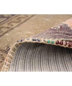 Ecarpetgallery Hand-knotted Vintage Anatolia Patch Khaki Wool Soft Rug All Area Rugs And Runners