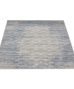 Ecarpetgallery All Area Rugs And Runners Trellis Distressed Blue Grey Soft Rug