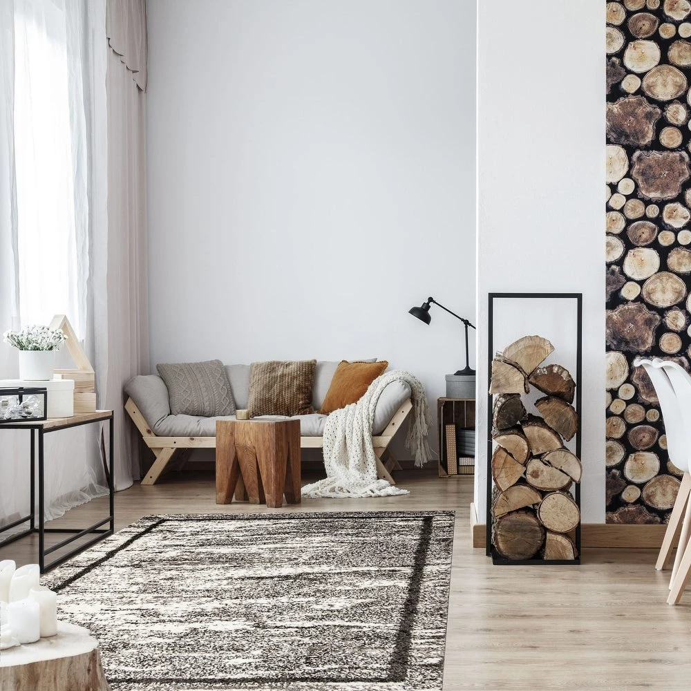 Ecarpetgallery All Area Rugs And Runners Modern Ivory Grey Border Soft Shag Area Rug 1 Ecarpetgallery All Area Rugs And Runners Modern Ivory Grey Border Soft Shag Area Rug