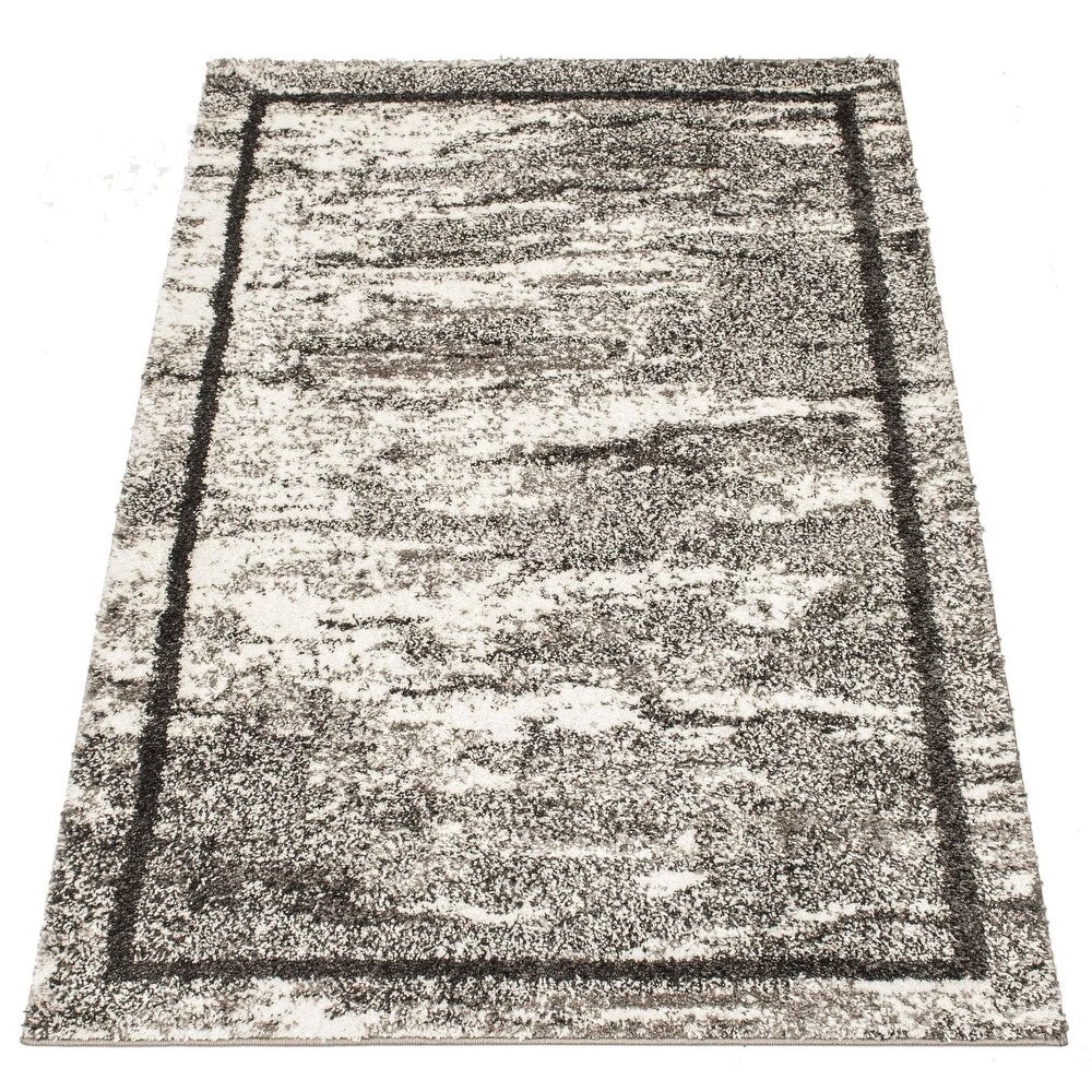 Ecarpetgallery All Area Rugs And Runners Modern Ivory Grey Border Soft Shag Area Rug 10 Ecarpetgallery All Area Rugs And Runners Modern Ivory Grey Border Soft Shag Area Rug