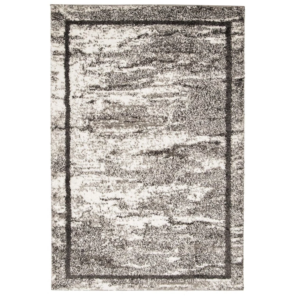 Ecarpetgallery All Area Rugs And Runners Modern Ivory Grey Border Soft Shag Area Rug 2 Ecarpetgallery All Area Rugs And Runners Modern Ivory Grey Border Soft Shag Area Rug
