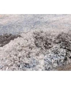 Ecarpetgallery Grey Taupe Modern & Contemporary Shag Modern/ Geometric Rugs