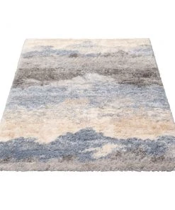 Ecarpetgallery Modern Contemporary Cream Shag Area Rug All Area Rugs And Runners