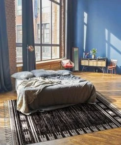 Ecarpetgallery All Area Rugs And Runners Black Bohemian Eclectic Soft Rug