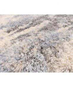 Ecarpetgallery Modern Contemporary Cream Shag Area Rug