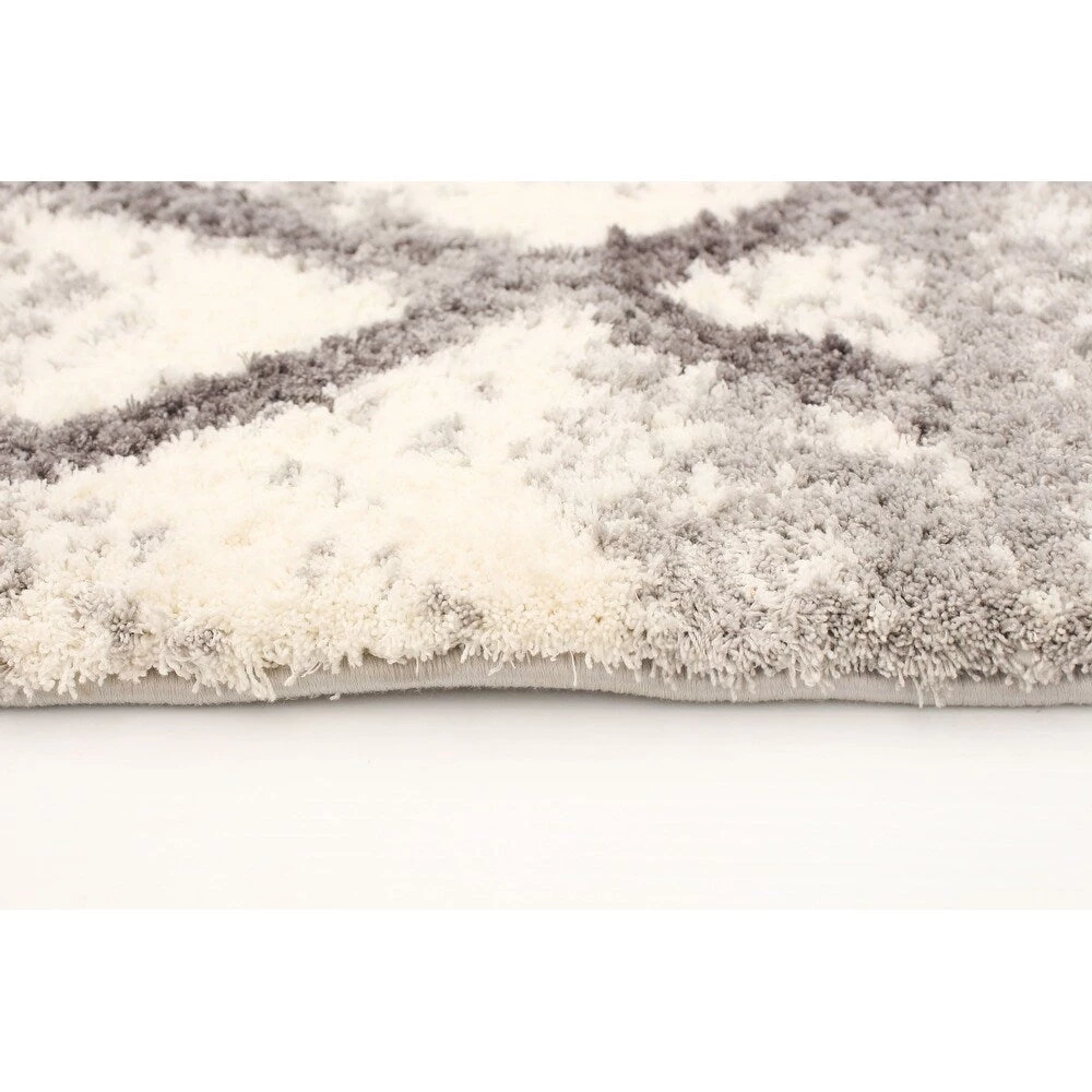 Ecarpetgallery Cream Grey Loft Urban Modern & Contemporary Shag Modern/ Geometric Rugs 6 Ecarpetgallery Cream Grey Loft Urban Modern & Contemporary Shag Modern/ Geometric Rugs