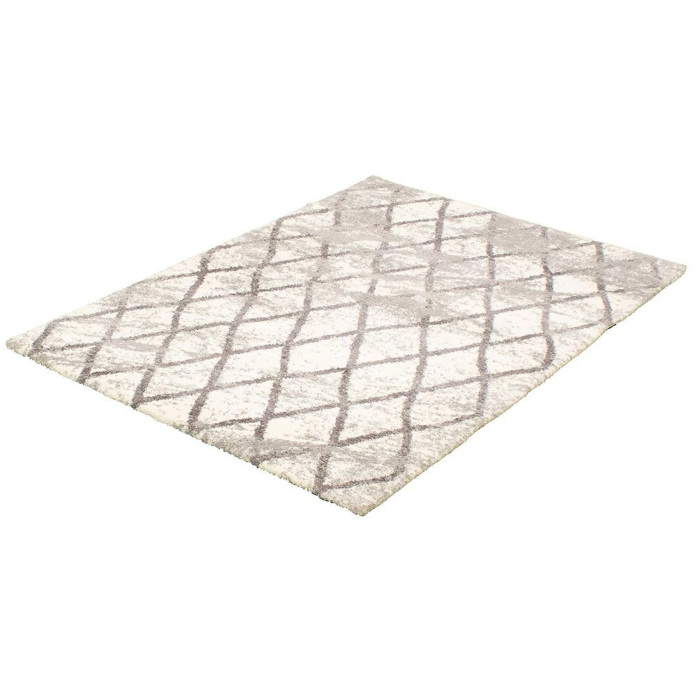 Ecarpetgallery Cream Grey Loft Urban Modern & Contemporary Shag Modern/ Geometric Rugs 4 Ecarpetgallery Cream Grey Loft Urban Modern & Contemporary Shag Modern/ Geometric Rugs