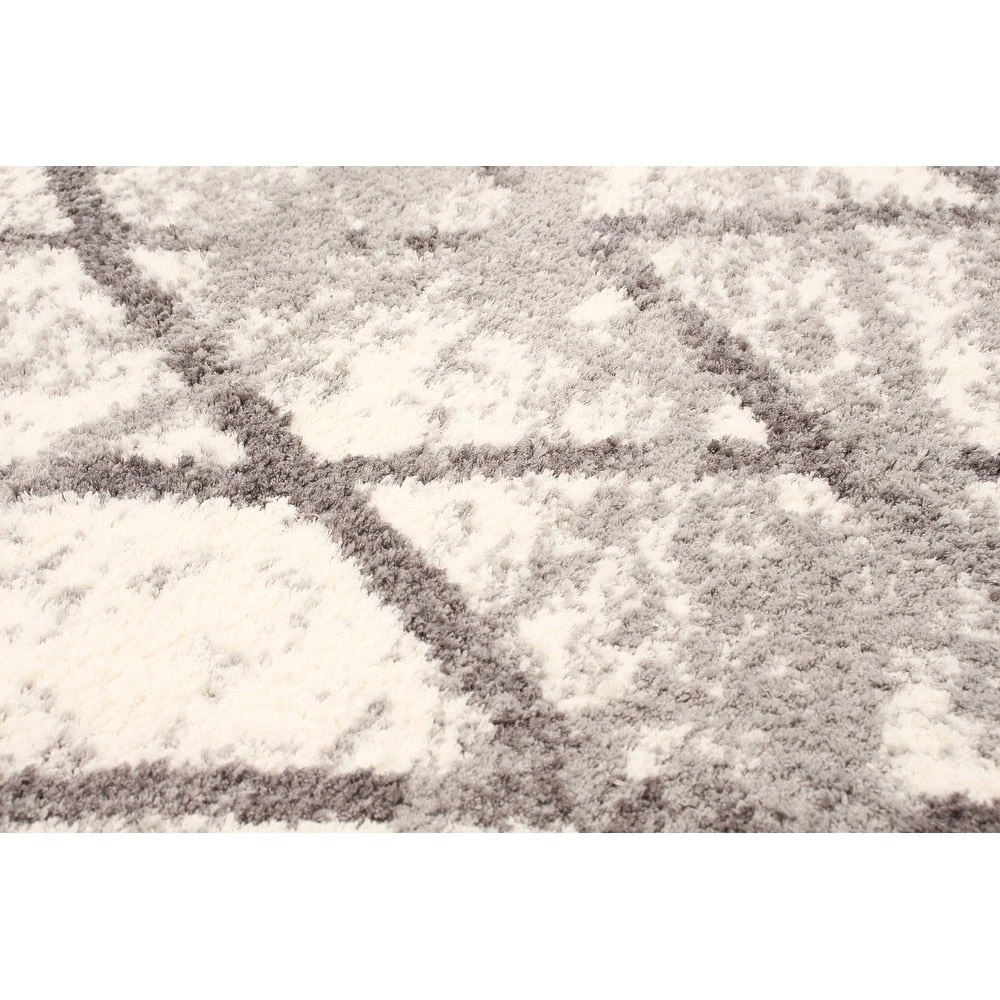 Ecarpetgallery Cream Grey Loft Urban Modern & Contemporary Shag Modern/ Geometric Rugs 8 Ecarpetgallery Cream Grey Loft Urban Modern & Contemporary Shag Modern/ Geometric Rugs