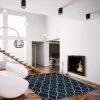 Ecarpetgallery All Area Rugs And Runners Navy White Trellis Macy Modern & Contemporary Soft Rug