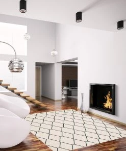 Ecarpetgallery All Area Rugs And Runners Navy White Trellis Macy Modern & Contemporary Soft Rug