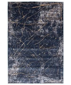 Ecarpetgallery All Area Rugs And Runners Midnight Marble Modern & Contemporary Soft Rug