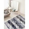 Ecarpetgallery Abstract Blue Grey Moroccan Soft Rug